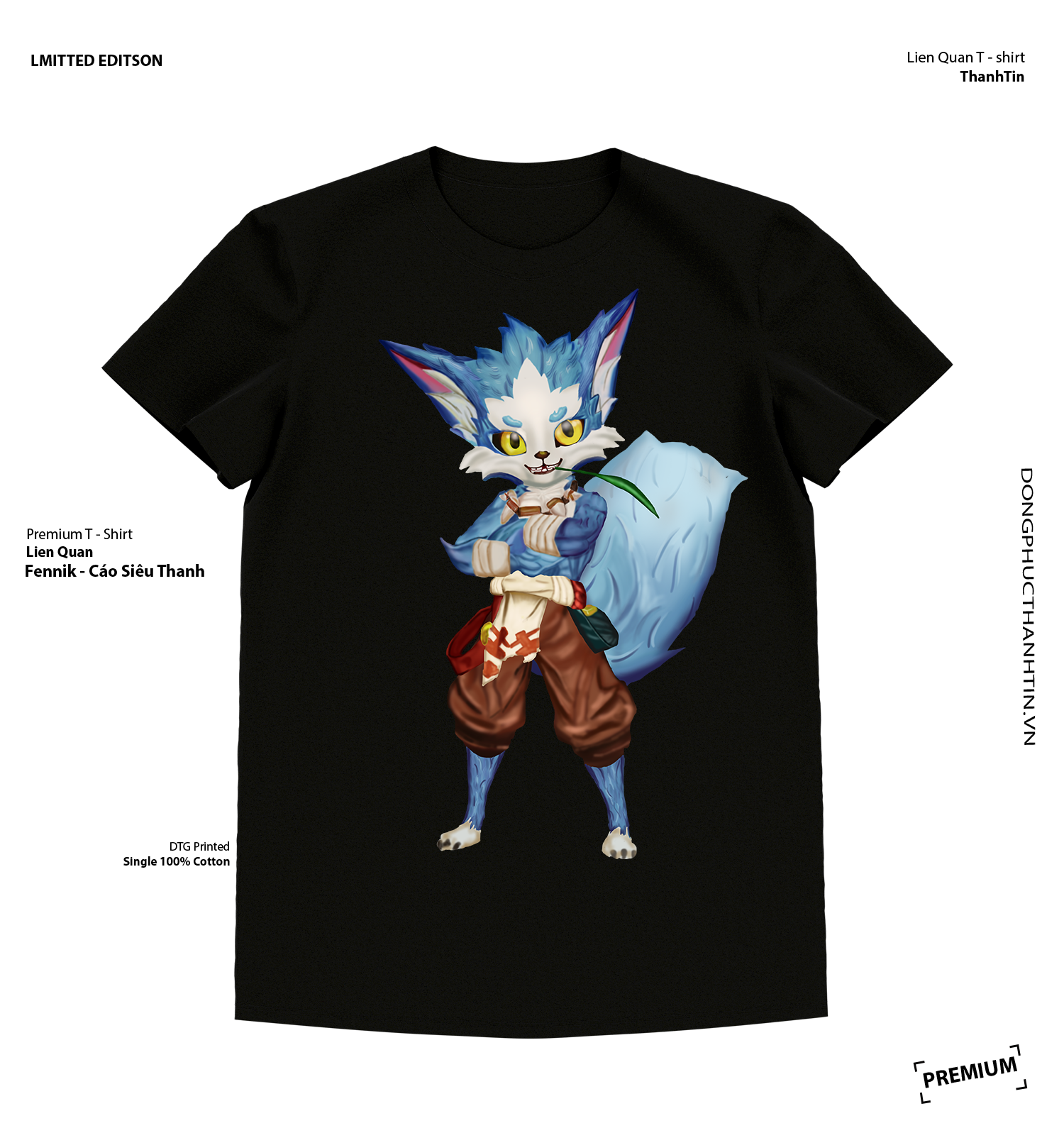 Áo Liên Quân Fennik Cáo Siêu Thanh Cotton USA 100