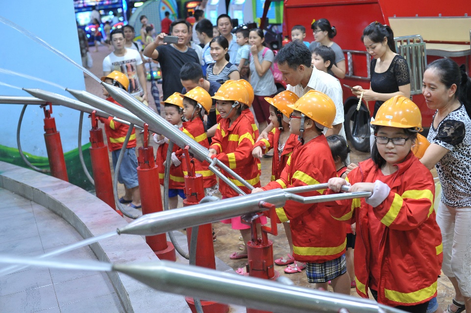 ước mơ của con là sau này sẽ làm những anh hùng cứu hỏa