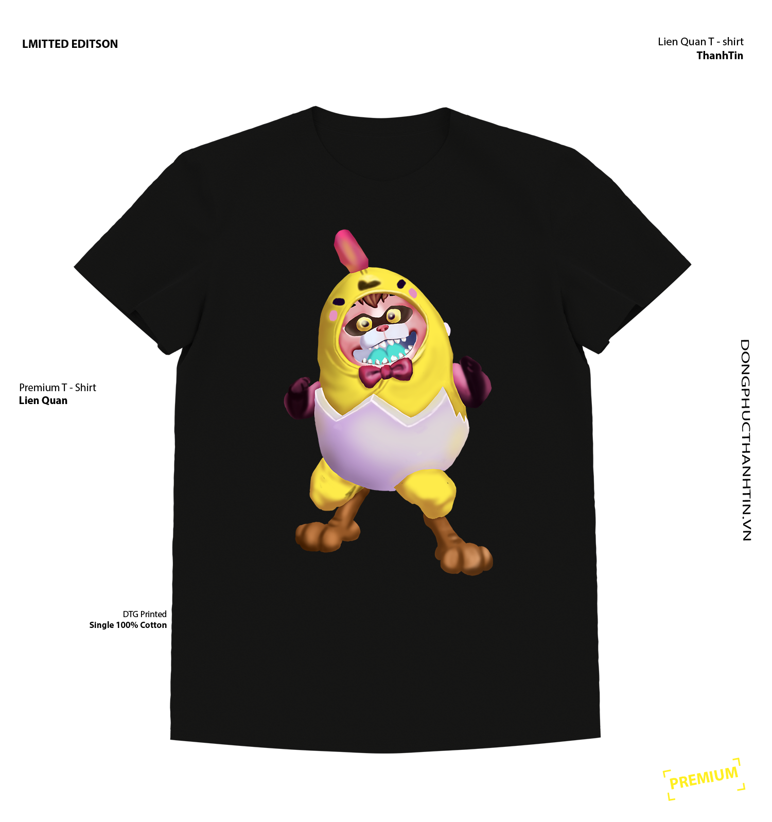 Áo Liên Quân - Zip Gà Siêu Quậy Cotton USA 100